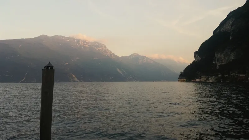 Riva del Garda at dusk